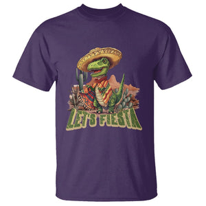 Cinco De Mayo T Shirt Let's Fiesta Mexican Dinosaur Toddler Boys TS09 Purple Printyourwear