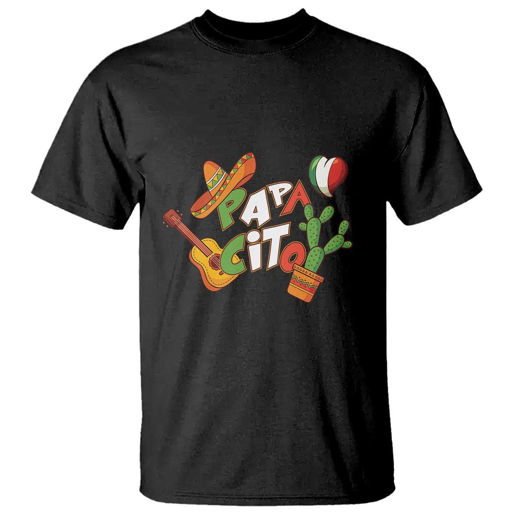 Cinco De Mayo T Shirt Papacito Family Matching Mexican Dad TS09 Black Printyourwear