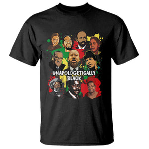 Civil Rights Leaders T Shirt Unapologetically Dope Black TS02 Black Printyourwear