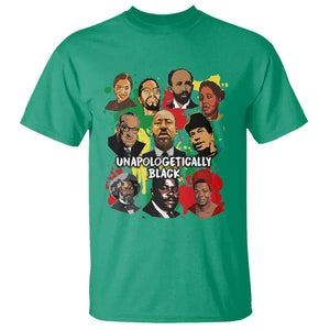 Civil Rights Leaders T Shirt Unapologetically Dope Black TS02 Irish Green Printyourwear