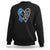 Colorectal Cancer Awareness Sweatshirt In Our Family Nobody Fights Alone Colon Colonscopy TS09 Black Printyourwear