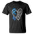 Colorectal Cancer Awareness T Shirt In Our Family Nobody Fights Alone Colon Colonscopy TS09 Black Printyourwear