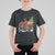 Construction Excavator Christmas Tree Light T Shirt For Kid TS09 Black Printyourwear