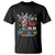 Cool Giraffe Autism T Shirt It's Ok To Be Different Jigsaw Puzzle TS01 Black Printyourwear