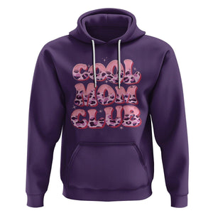 Cool Mom Club Hoodie Pink Leopard Mama Club Mother's Day TS02 Purple Printyourwear