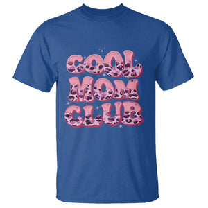 Cool Mom Club T Shirt Pink Leopard Mama Club Mother's Day TS02 Royal Blue Printyourwear