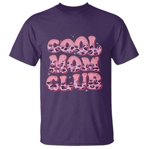 Cool Mom Club T Shirt Pink Leopard Mama Club Mother's Day TS02 Purple Printyourwear