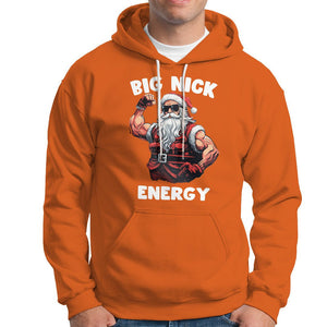 Cool Santa Claus Hoodie Big Nick Energy TS02 Orange Printyourwear