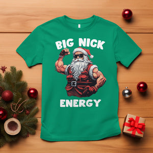 Cool Santa Claus T Shirt Big Nick Energy TS02 Irish Green Printyourwear