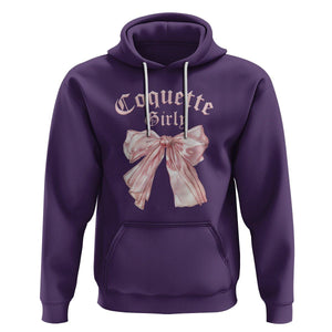 Coquette Girly Hoodie Pink Bow TS02 Purple Printyourwear