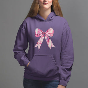 Coquette Hoodie Pink Ribbon Aesthetic Trendy Girly Girl TS09 Purple Printyourwear