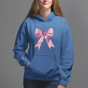 Coquette Hoodie Pink Ribbon Aesthetic Trendy Girly Girl TS09 Royal Blue Printyourwear