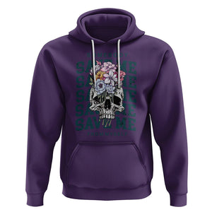 Country Music Hoodie Somebody Save Me From Myself Western Retro TS02 Purple Printyourwear