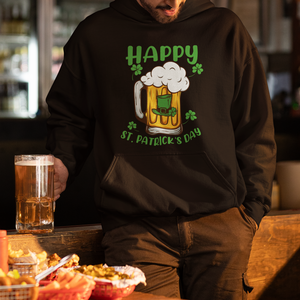 Funny St. Patricks Day Drinking Hoodie Happy Paddy's Patty's Day Beer Lover TS02 Printyourwear