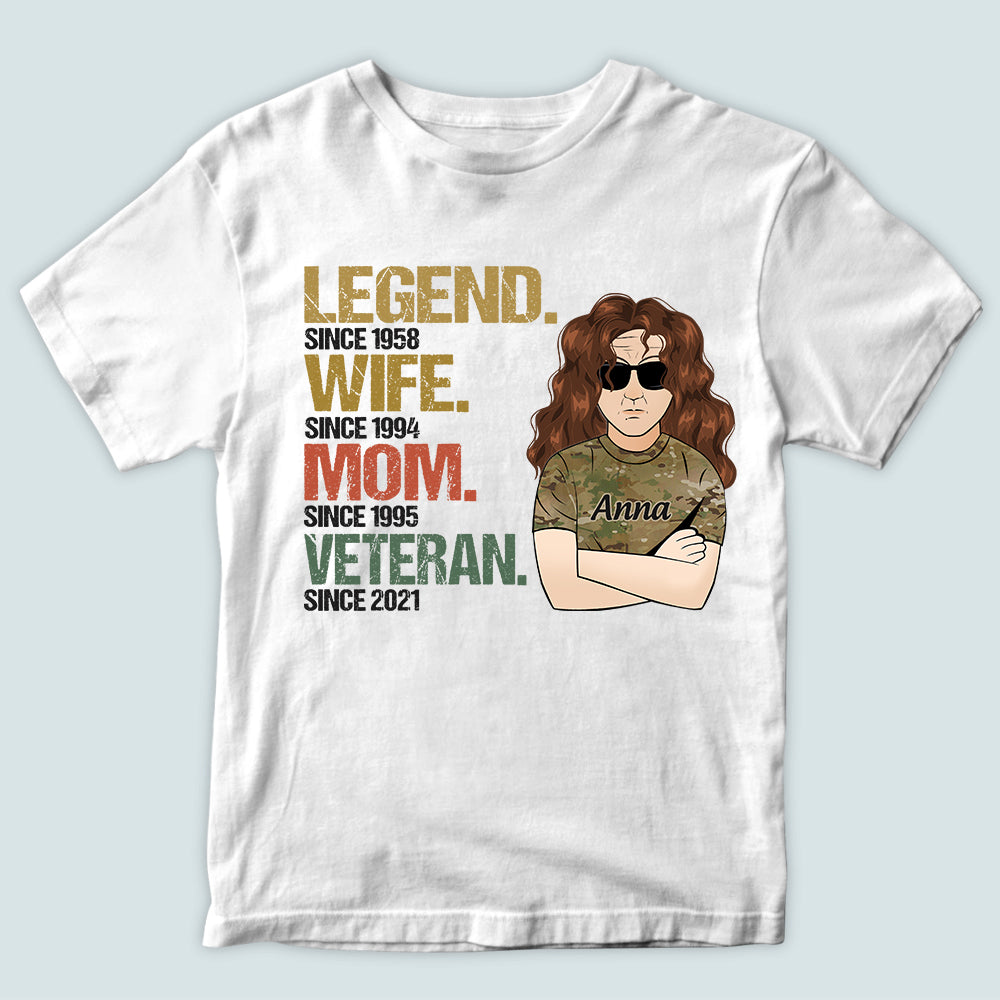 Personalized Female Veteran Funny T Shirt CTM Youth Custom - Printyourwear