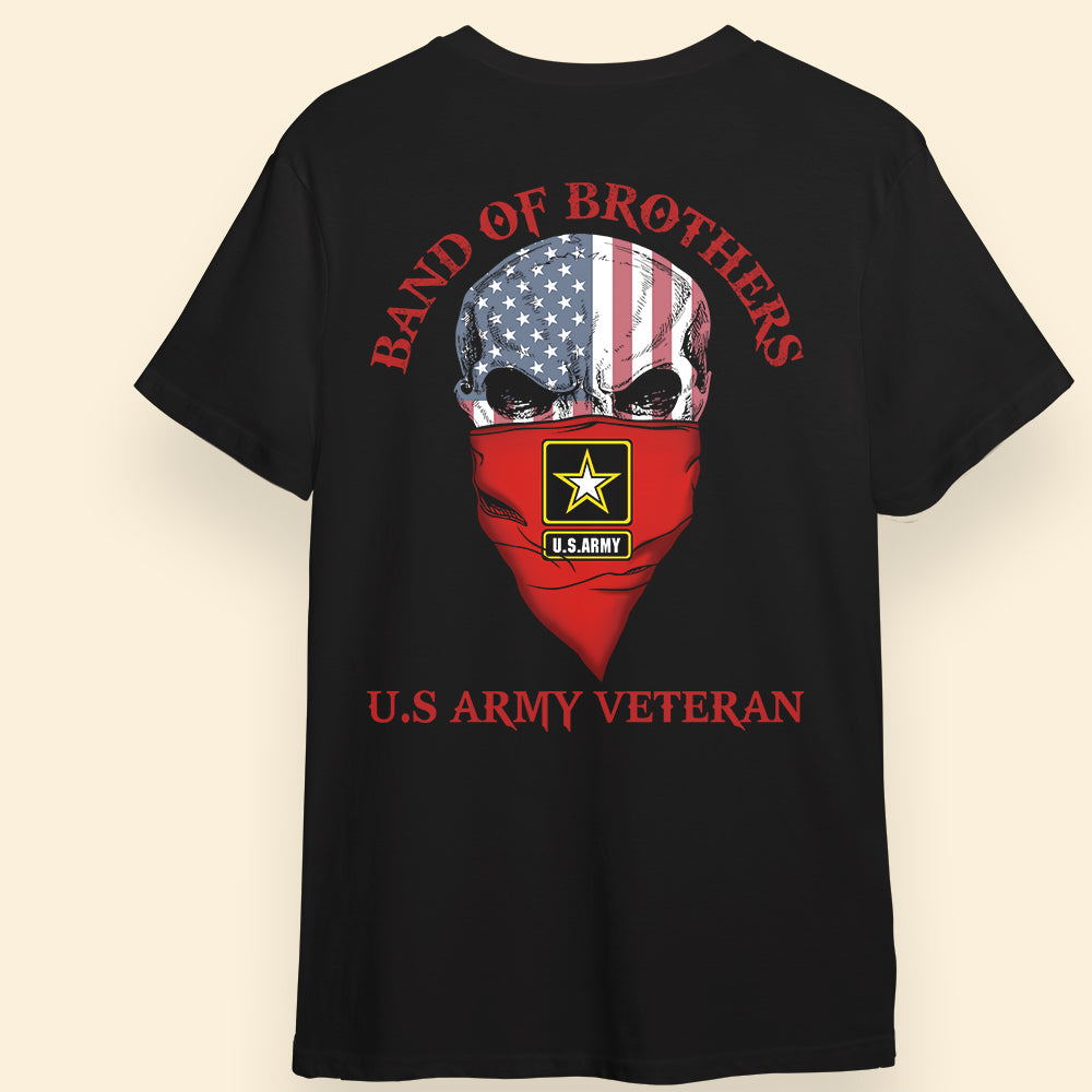 Personalized Veteran Team Shirt Band Of Brothers U.S Military Veteran CTM Youth Custom - Printyourwear