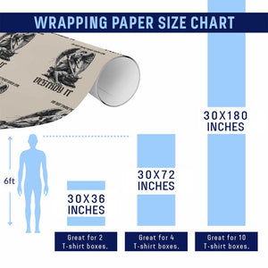 Do Not Make Peace With Evil Wrapping Paper Roll Archangel Saint Michael TS12 Print Your Wear