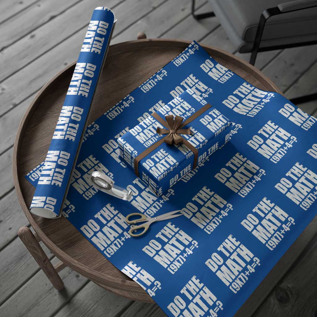 Do The Math 67 Meme Wrapping Paper Roll Funny Six Seven Meme Brainrot Math Teacher TS10 Blue Print Your Wear
