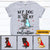 Personalized Gift For Dog Lovers, Dog Is My Valentine T Shirt CTM Youth Custom - Printyourwear