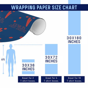 Doomsday Clock Armageddon Wrapping Paper Roll Almost Midnight Always Scrolling TS14 Print Your Wear
