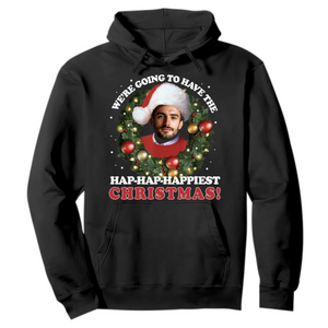 Personalized Christmas Movie Custom Photo Shirt Have The Hap Hap Happiest Xmas CTM02 Hoodie Custom - Printyourwear