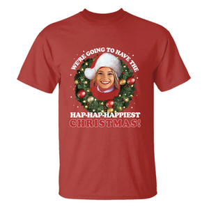 Personalized Christmas Movie Custom Photo Shirt Have The Hap Hap Happiest Xmas CTM02 Custom - Printyourwear