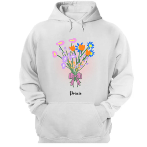 Custom Text Shirt Personalized Your Name With Flower Language Keyboard Apparel CTM02 Hoodie Custom - Printyourwear