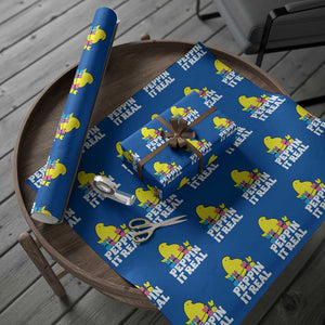 Easter Bunny Wrapping Paper Roll Peepin It Real Rabbit Candy Easter TS10 Blue Print Your Wear