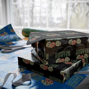 Easter Egg Hunter Wrapping Paper Roll Camo Funny Hunting TS10 Black Print Your Wear