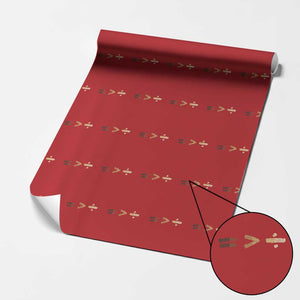 Equality Is Better than Division Wrapping Paper Roll Equal Rights Math Symbol TS10 Red Print Your Wear