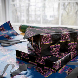 Fantasy Book Reader Geeky Cat Lover Wrapping Paper Roll Mongo Is Appalled TS12 Black Print Your Wear