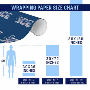 Fck Ice Wrapping Paper Roll Sarcastic Immigration Protest TS10 Print Your Wear