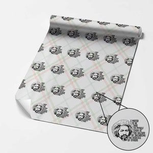 Frederick Douglass Pride Quote Wrapping Paper Roll TS14 Christmas Plaid Print Your Wear