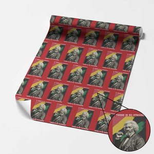 Frederick Douglass Struggle And Progress Wrapping Paper Roll Inspirational Black History TS12 Red Print Your Wear