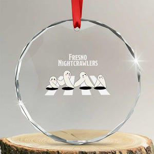 Fresno Nightcrawler Crystal Glass Ornament Folklore Gothic Horror Cryptid Gift TS12 Transparent Glass 3'' Circle Print Your Wear