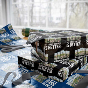 Friday is Good Sunday is Better Wrapping Paper Roll Christian Easter TS14 Black Print Your Wear