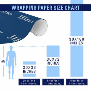 Funny 67 Reverse Evolution Wrapping Paper Roll Sarcastic Six Seven Meme TS02 Print Your Wear