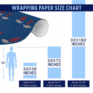 Funny 67 Six Seven Meme Hands Gesture Alpha Slang Wrapping Paper Roll TS11 Print Your Wear