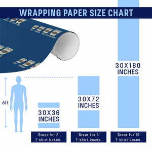 Funny Autism Mom Wrapping Paper Roll Coffee Support Autistic TS02 Print Your Wear