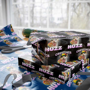 Funny Cat Meme Wrapping Paper Roll Greetings Huzz TS14 Black Print Your Wear