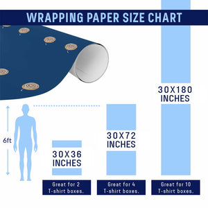 Funny Cinnamon Roll Wrapping Paper Roll Double Bakery Meme TS14 Print Your Wear