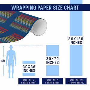 Funny Crazy I Was Crazy Once Meme Wrapping Paper Roll TS11 Print Your Wear