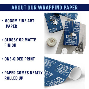 Funny Cruise Wrapping Paper Roll I Bought The Drink Package TS10 Print Your Wear