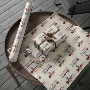 Funny Darts Player Gift Wrapping Paper Roll Just The Tip TS12 Beige Print Your Wear