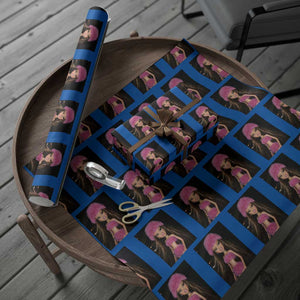 Funny Disgusting Doll Face Meme Wrapping Paper Roll Expression Hilarious Sarcastic TS10 Blue Print Your Wear
