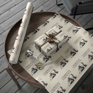 Funny Drunk Raccoon Wrapping Paper Roll Trashed Panda Meme TS14 Beige Print Your Wear