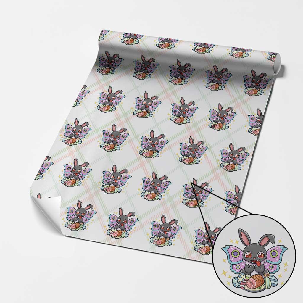 Funny Easter Bunny Mothman Loves Glazed Ham Wrapping Paper Roll TS12 Christmas Plaid Print Your Wear