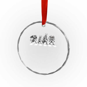 Funny Easter Cryptid Walk Crystal Glass Ornament Bigfoot Mothman Jersey Devil Chupacabra TS12 Print Your Wear
