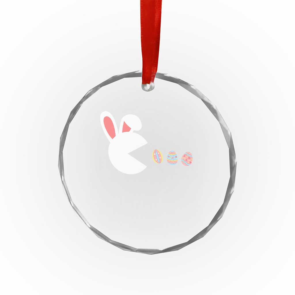 Funny Easter Crystal Glass Ornament Bunny Gamer Egg Hunter TS14 Print Your Wear