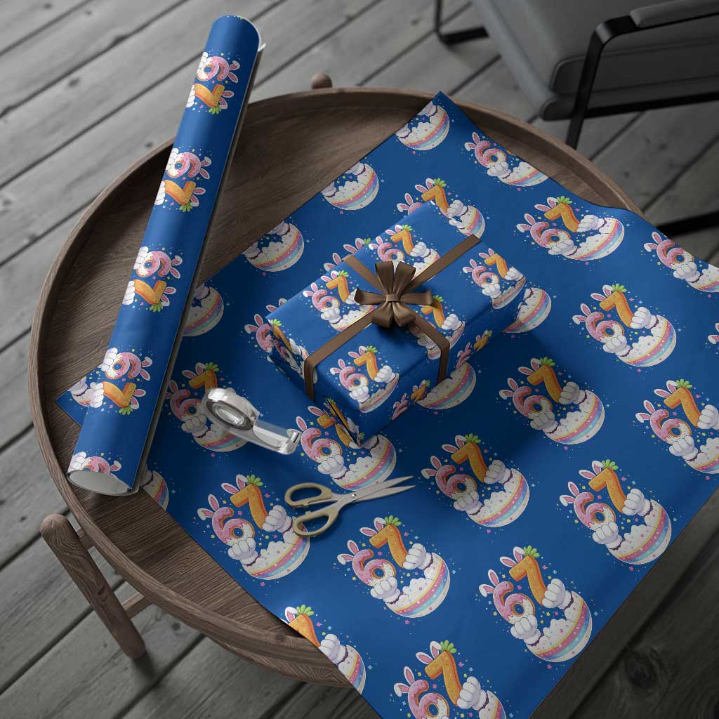 Funny Easter Day Bunny 67 Six Seven Meme Wrapping Paper Roll TS11 Blue Print Your Wear